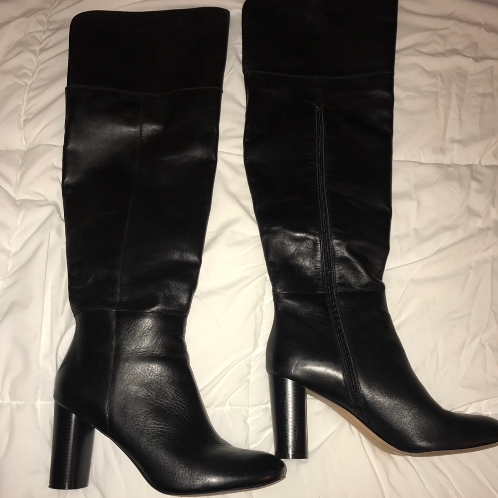 - INC Tyliee Black Over The Knee Boot